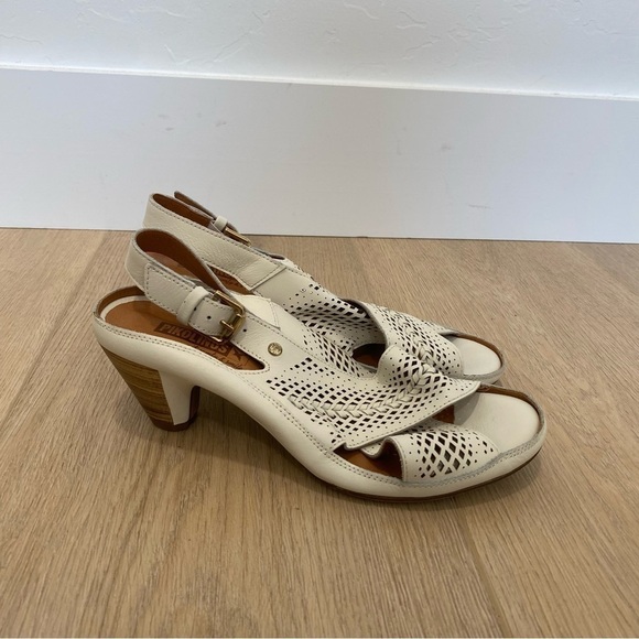 Pikolinos Womens Margarita White Slingbacks EUR 38 Medium (B, M) - Picture 3 of 6